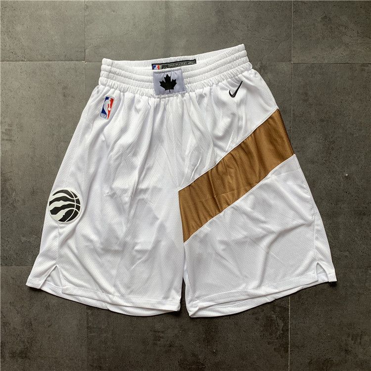 Men NBA Toronto Raptors White Nike Shorts 0416->toronto raptors->NBA Jersey